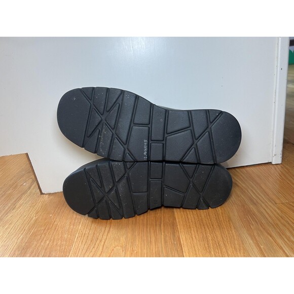 Free People Platform Loafer Shoes Womens EU Size 39 US 8.5 Black Chunky Lug Sole - Picture 8 of 11